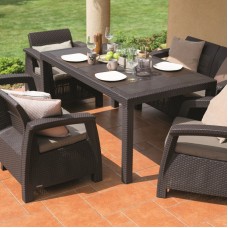 KETER. Set mobilier gradina maro Corfu Fiesta..